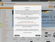 Tablet Screenshot of discountprint.dk